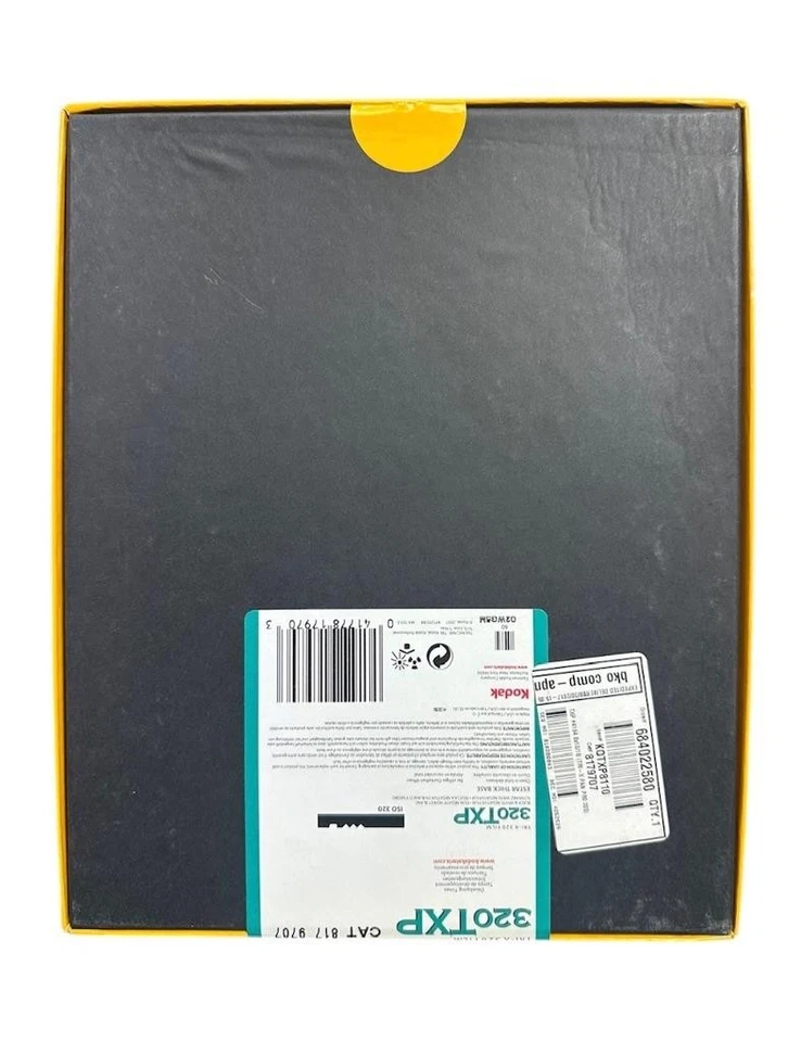 Kodak 320 TXP Black & White Negative Film 8"x10" Stamped 08/2019 - Image 2 of 3
