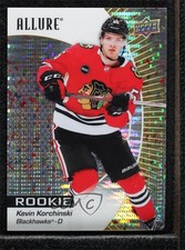 2023 Upper Deck Allure Rookies Gold Glitter Bomb /199 Kevin Korchinski #121 q2c