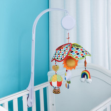 Mobile musical pour berceau, décoration de chambre portable, moteur rotatif, 36