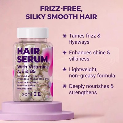 sohl-I.D. Hair Serum with Vitamins, Treatment for Dry & Damaged