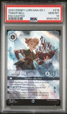 PSA 10 Disney Lorcana Tinker Bell Giant Fairy Enchanted 216/204 First Chapter