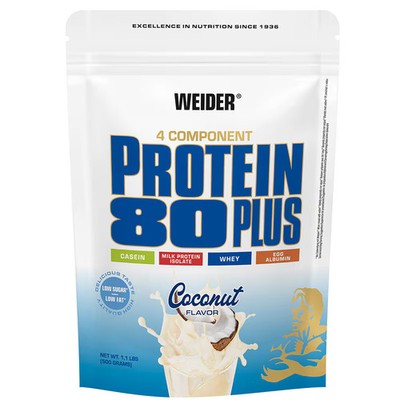 Joe Weider Protein 80 Plus, 500 g Beutel, Coconut