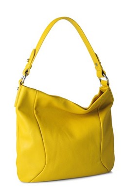 Schultertaschen Damen Bodenschatz Milano 4-044 ML 14 Gelb (yellow) 32x29x20 cm