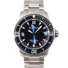 Blancpain Fifty Fathoms 5015-12B40-98B 45mm Titanium Blue Dial Automatic #KN080