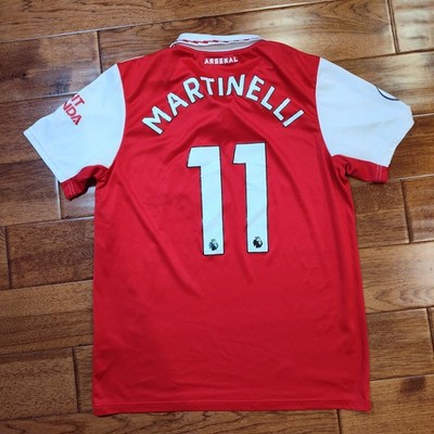Adidas Arsenal Fc 2022 / 2023 Martinelli Soccer Football Jersey SZ L Red