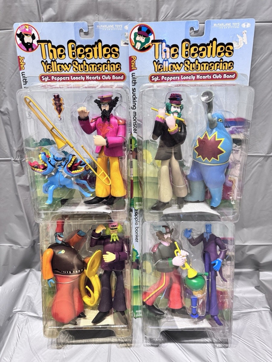 The Beatles Yellow Submarine Sgt Peppers McFarlane Toys 2000