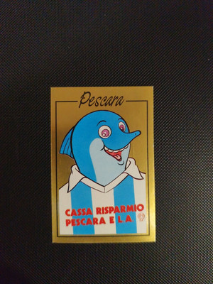 Scudetto Fußballer Panini '87 '88 Pescara Maskottchen Nr. 209