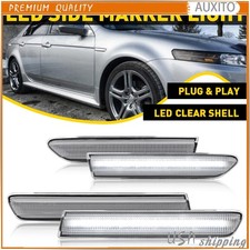 Front Rear Fender Mounted Side Marker Light Side for 2004-05 06 07 08 Acura TL
