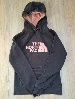 The North Face Damen Hoodie Kapuzenpullover Logo Schwarz/Rosa Gr. S