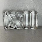 Vtg  Tiffany & Co XII Crystal Glass Paperweight Roman Numeral Atlas Collection