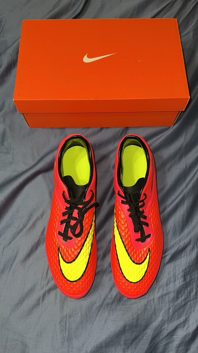Nike Hypervenom Phelon FG Bright Crimson Volt Soccer Shoes Men\'s Size 9.5 Hypervenom Phelon FG  main image 3