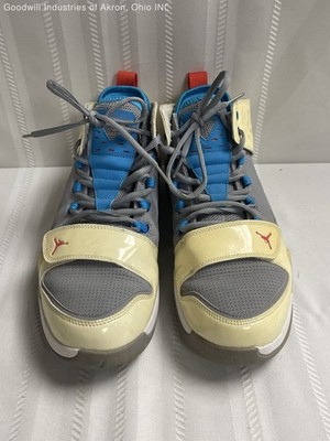 Nike Air Jordan Phase 23 Hoops Wolf Grey Orion Blue Mango Basketball Size 10 COA