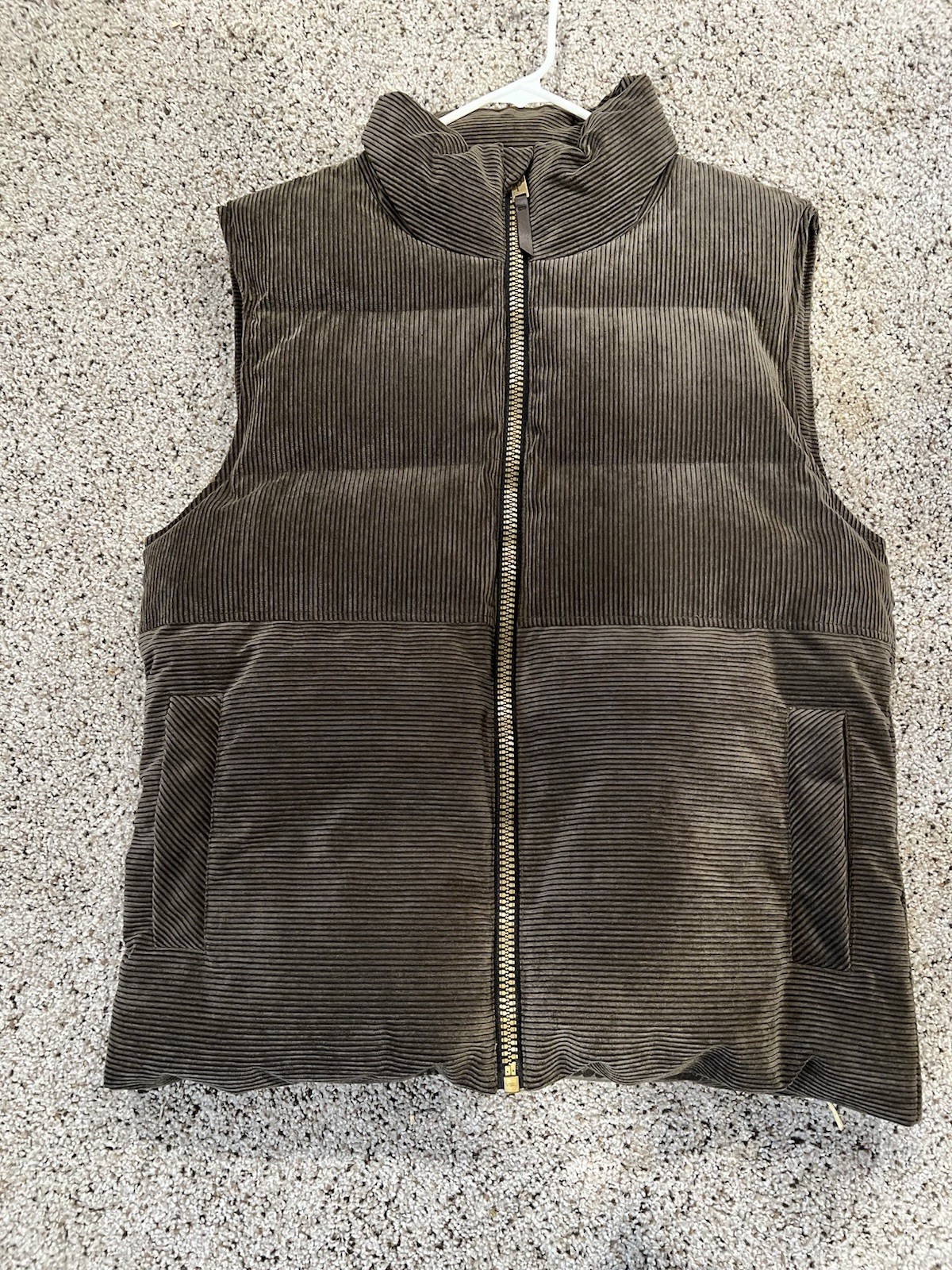 Pendleton Insulated Corduroy TPU Vest Breen Full Zip Men M NWT