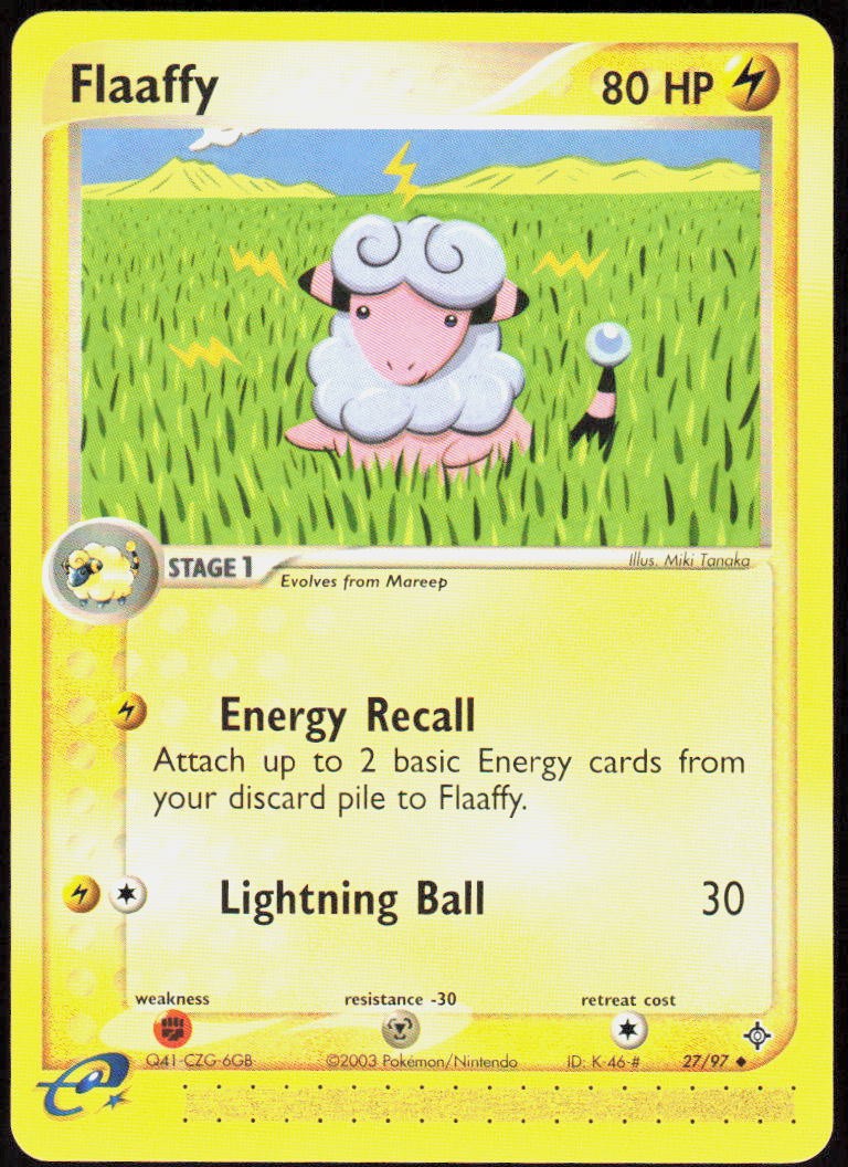 Flaaffy 27/97 Uncommon EX Dragon NM Pokemon