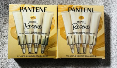 #ad #ad Pantene Pro V Miracle Rescue Intense Rescue Shots Treatment 4 x 15ml 2PACK NEW $19.89