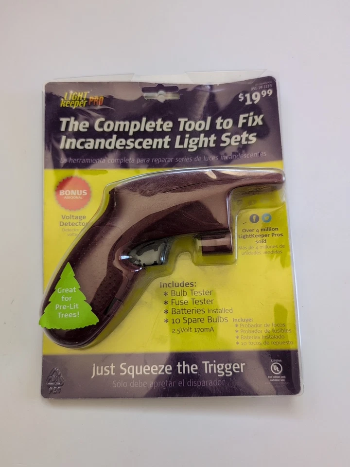 Christmas Light Keeper Pro Incandescent Light Bulb Fuse Voltage Detector Tester - Image 4 of 4