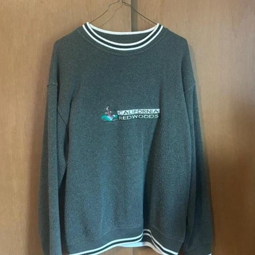 Vintage Renegade Club California Redwoods gray crewneck, size Large - product listing photo