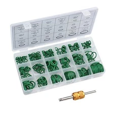  270PCS O Rings Kit 18 Sizes Car Air Conditioning O-Ring Assortment Set Green
