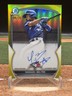 🔥⚾️2023 Manuel Beltre Bowman Chrome Prospect Yellow Refractor Autograph 64/75 