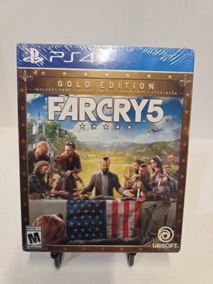 Far Cry 5 - Gold Edition - Steel Book- Ps4 Sony PlayStation 4 New Sealed 