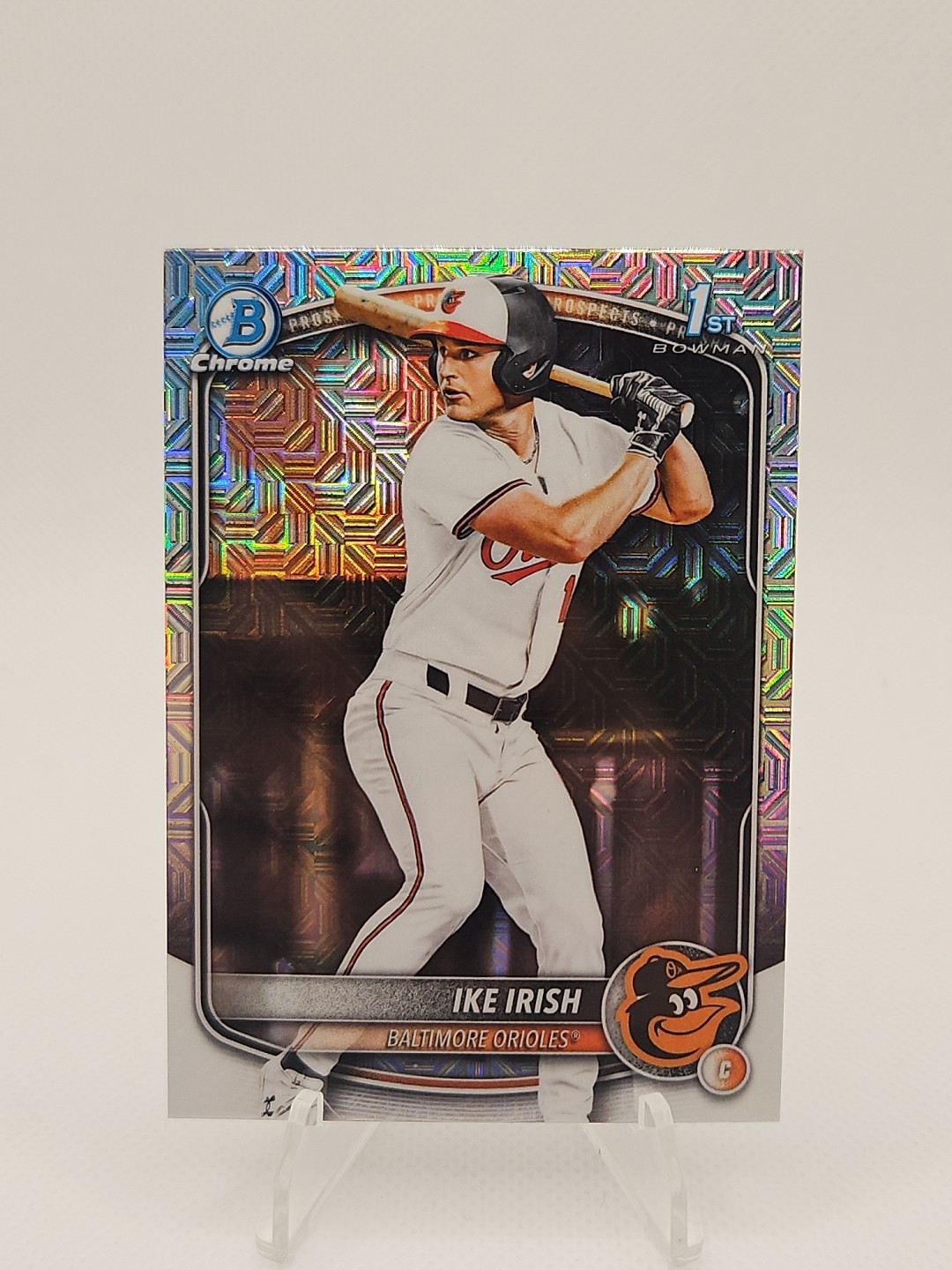 2025 Bowman Draft Mojo Refractor Ike Irish #BDC-16 Orioles