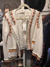 Tory Burch Eleanor Jacket NWT Size 14 New Ivo...