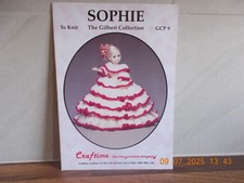 CRAFTIME "SOPHIE" THE GILBERT COLLECTION KNITTING PATTERN GCP9.