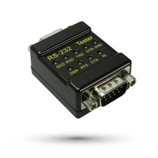 RS-232 LED Link Signal Tester - DB-9 Male to DB-9 Female Connections for
