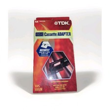 TDK VHS-C Video Adapter Video Cassette VHS-C to VHS