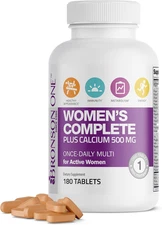 Bronson ONE Daily Women’S Complete Multivitamin Multimineral Once-Daily Multi fo