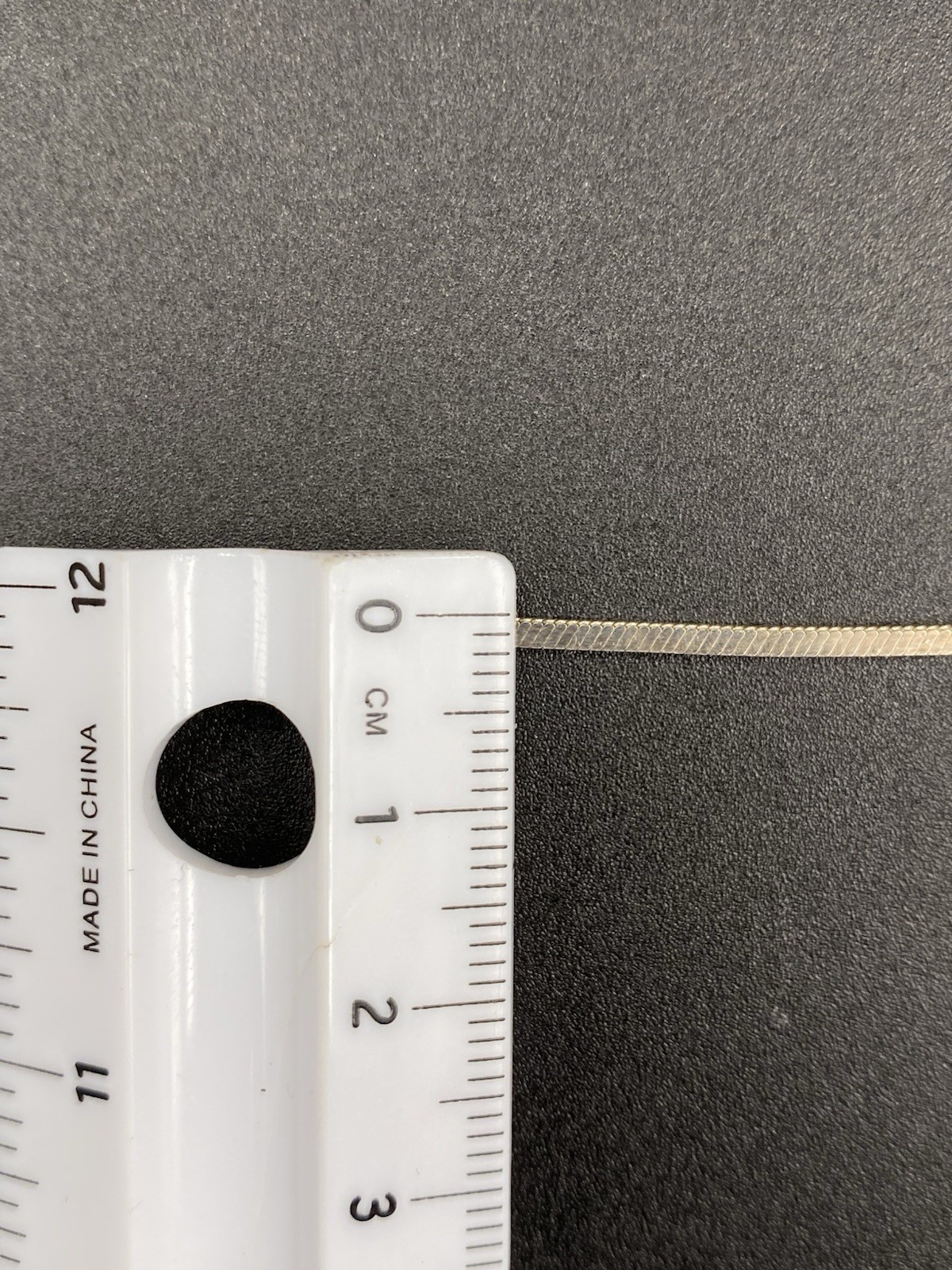 Solid 925 Sterling Sliver Herringbone Square Chai… - image 3