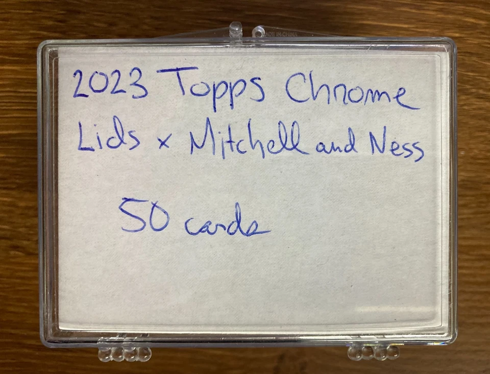 2023 Topps Chrome, Lids x Mitchell & Ness, Complete set! 50 cards - Image 3 of 3