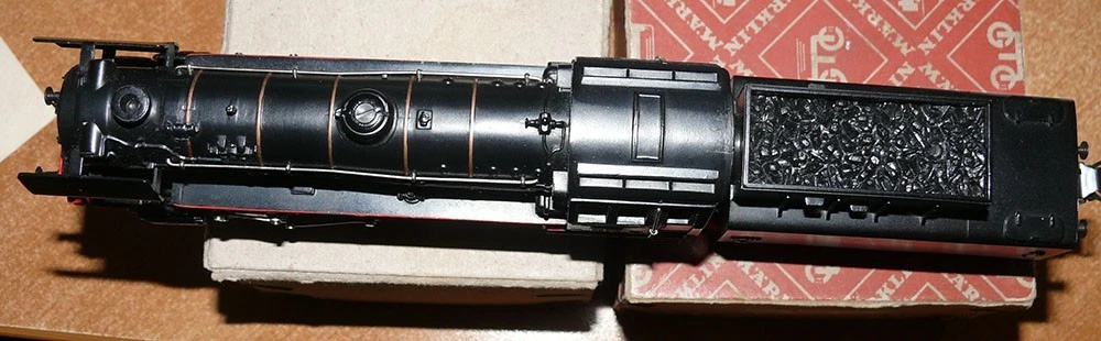 Märklin 3005 , Dampflok der DB , BR 23, neu ,Ovp , 1957,breite Vorentkupplung