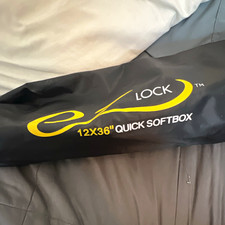 EZ Lock 12x36in Strip Quick Softbox Quick Release Black Yellow