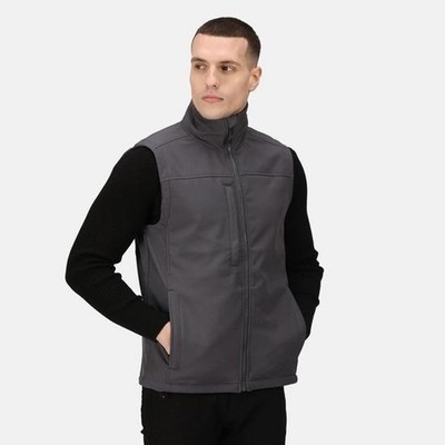 Regatta Flux Seal grau Herren wasserabweisender Softshell Bodywarmer #TRA