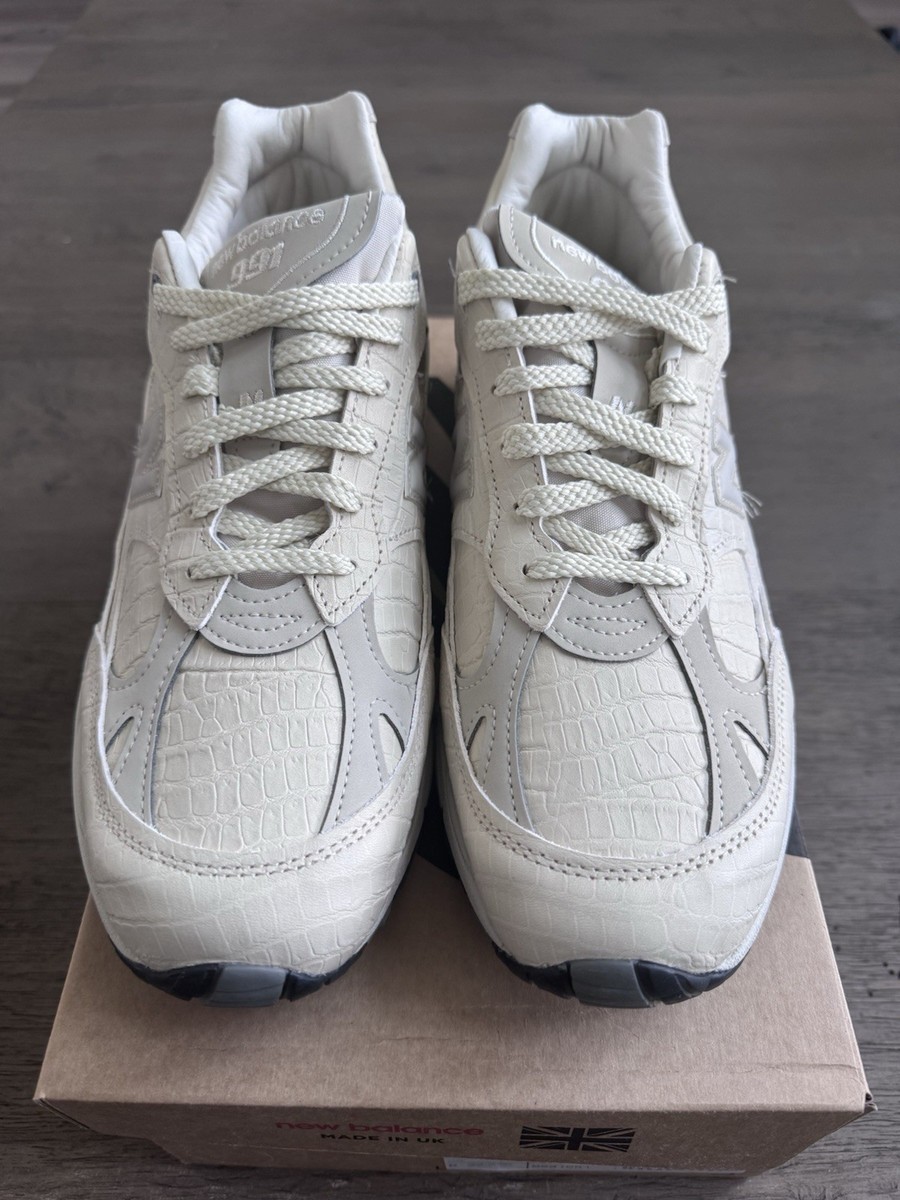 New Balance 991V1 Made in UK Crocodile Oyster Gray M991CR1 Men's