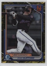 2024 Bowman Chrome Prospects Yellow Lunar Refractor 38/75 Ryan Clifford 1g7n