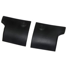Rear Package Tray Corners Black Plastic Trim 1968-72 Oldsmobile Cutlass 2pc