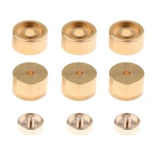 9PCS/Set Brass Trumpet Valve Finger Buttons Trumpet Instrument Accessories