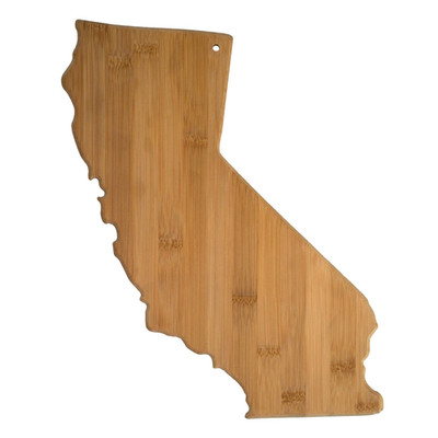 Totally Bamboo 20-7962CA CALIFORNIA State Shaped 14.3''L x 11''W Cutting Board