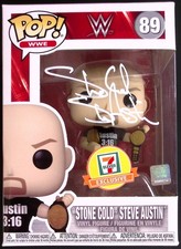 Stone Cold Steve Austin Signed WWE Funko Pop #89 Vinyl Action Figure BAS COA 028
