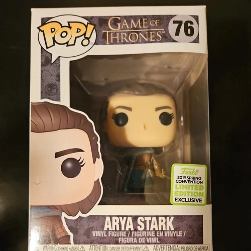 Funko Pop Limited Edition Game Of Thrones Arya Stark #76 With Protector