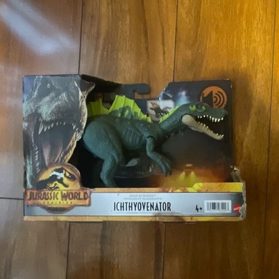 Jurassic World Roar Strikers Ichthyovenator Sound Action Figure Green