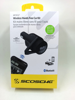 Scosche BTFREQ Wireless Hands-Free Car Kit - Black (BTFM5)