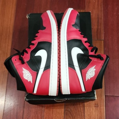 Jordan Air Jordan 1 Mid Gym Red Black White Men s Mid Top DQ8426-061