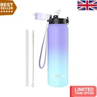 Eco-Friendly 1L Water Bottle with Carry Strap - Perfect for Gym or Hiking
