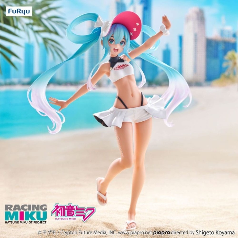 Figurine Racing Miku 2024 Summer Holiday Trio-Try-It statuette manga de collection Japon