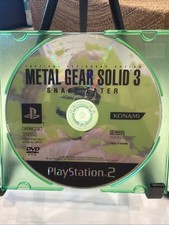 Metal Gear Solid 3: Snake Eater (Sony PlayStation 2, 2004) PS2 Disc Only! Works