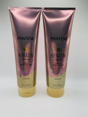 Pantene Pro V Keratin Miracles Leave In Repair Treatment 8.4 Fl Oz ( 2 packs )