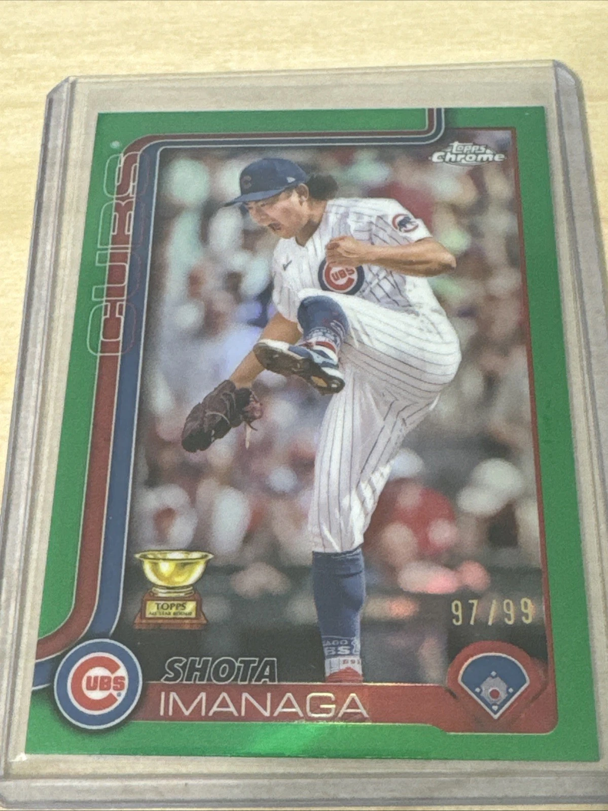 2025 Topps Chrome Shota Imanaga Green Refractor #149  #/99
